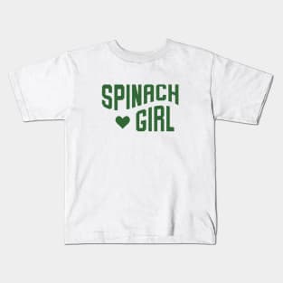 Spinach Girl Heart Kids T-Shirt